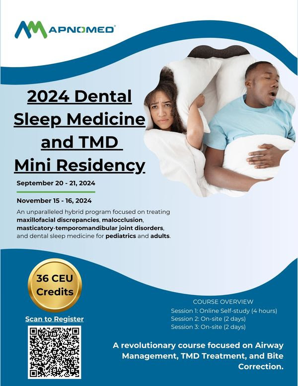 TMD and Sleep Mini-Residency